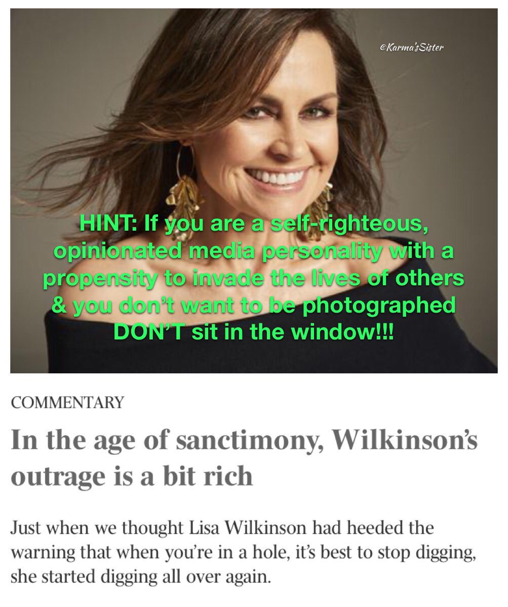 Oh the outrage, Lisa (I’m perpetually outraged) Wilkinson has made a goose of herself again. She claimed a creepy old man took pics of her whilst sitting near the window having lunch & a drinkypoo on her own. Turns out he’s a professional photographer 10 years YOUNGER than her 😉