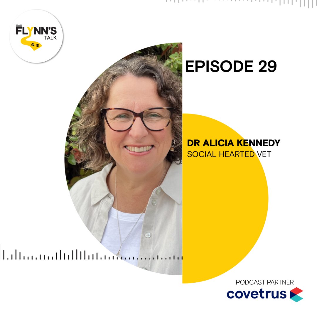 The latest Flynn's Talk <a href="/FlynnsWalk/">Flynn's Walk</a> podcast features Dr Alicia Kennedy from Cherished Pets - a veterinary social enterprise providing support for vulnerable community members, and care for their pets. Listen now at: linktr.ee/flynnswalk