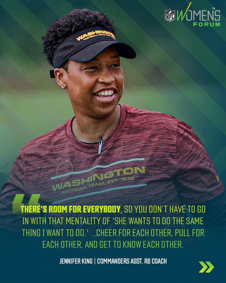 NFL's tweet photo. Earlier this month, 45 women connected with leaders in football at the 6th annual Women’s Forum to provide insight and opportunities into open NFL positions, coaching, scouting and football operations.

23 clubs have hired past participants and counting. #WomensHistoryMonth https://t.co/UKkFn2q1nz