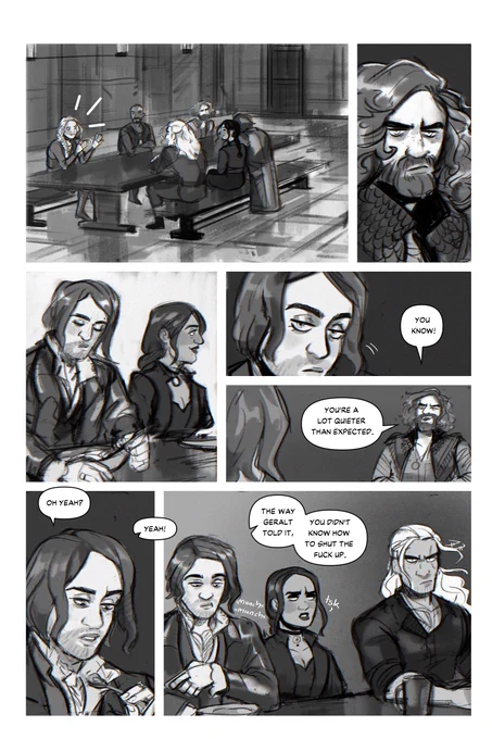 who's ready for some angst featuring jaskier and geralt?? :))))

old wounds page 1 