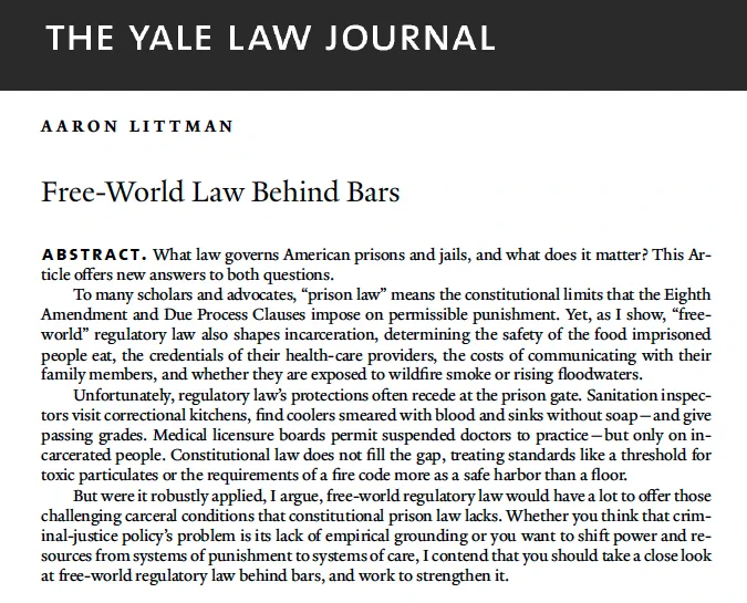 Image from The Yale Law Journal (@YaleLJournal)