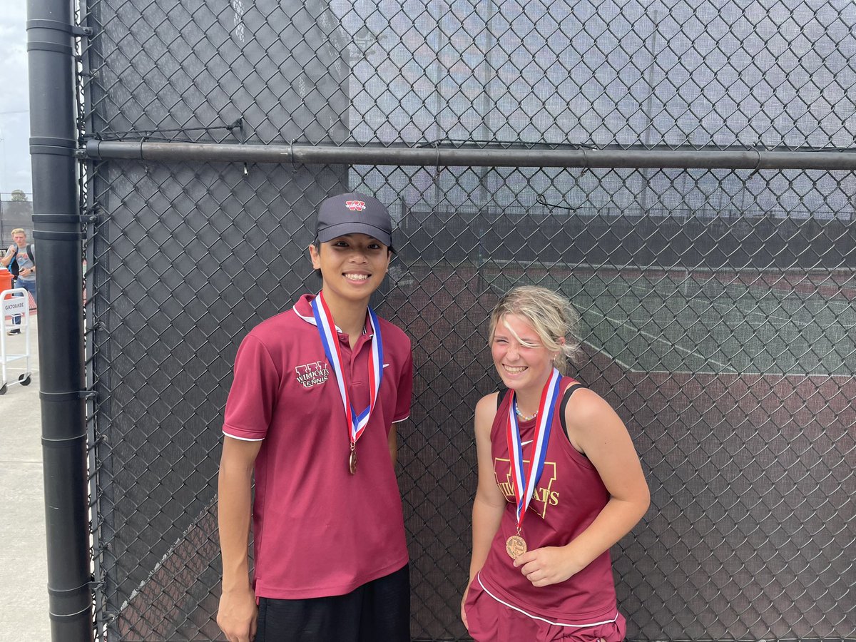 CyWoodsTennis's tweet photo. Our sub-varsity teams finished the season strong @ the 16-6A Tournament!

2nd JV Mixed Doubles: Kolby Thomas / Marlie McArthur
 
3rd JV Mixed Doubles: Gavin Khammysouk / Zoey Tillman

3rd JV Boys Singles: Shepard Leder

2nd FR Boys Doubles: Connor Mondshine / Donny Nguyen

212! https://t.co/nABQEBRv2Q