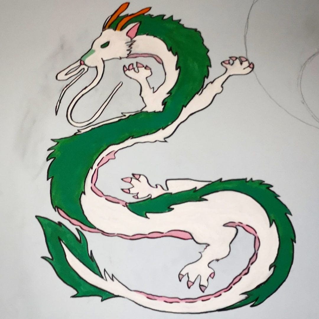 Haku Dragon painting on my wall came out pretty good

#hakudragon #haku #hakuspiritedaway #spiritedaway #dragon #dragonpainting #dragonwallart #dragonwallpainting #wallpainting #wallart #animeart #anime #art #artmural #fyp #fy