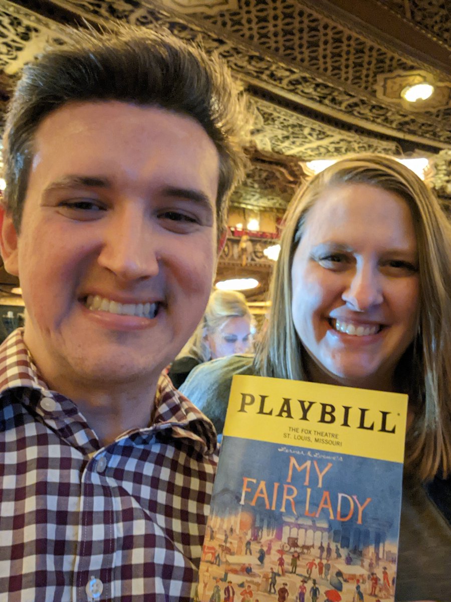 JPatchNotes's tweet image. Here to see My Fair Lady with my fair (cousin) lady 💃