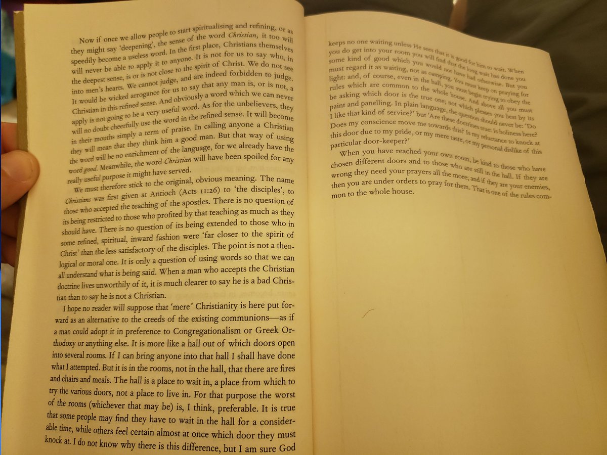 Starting "Mere Christianity" by C.S. Lewis