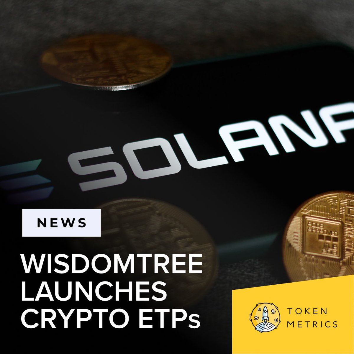 ETF provider WisdomTree announced the launch of three new physically-backed  #crypto ETPs, including WisdomTree #Solana (SOLW), WisdomTree #Cardano  (ADAW) and WisdomTree #Polkadot (DOTW).