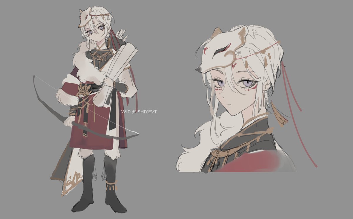 shiyeVT's tweet photo. quick wip design of young version!
what are you like when you are younger? I'd love to hear your lore :-)
#shiyeART https://t.co/F3EXmX1GCJ