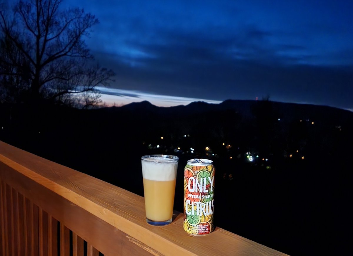 STIR_Report's tweet photo. I might be the only person enjoying @HopButcher in Tennessee with the Great Smoky Moutains as a backdrop. Cheers!🍻 https://t.co/MD076Vib5v