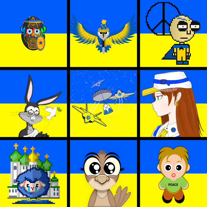 pXychoNFT's tweet photo. The Sologenic community has come together to help the people of Ukraine. 

The NFT will be auctioned off and earnings sent to the @RedCrossUkraine 

Link to auction: https://t.co/4EPxMwDwTa

Link to NFT: https://t.co/VA71J58wZP

#NFT #NFTCommunity #NFTCollection https://t.co/TE8vhjt2AE