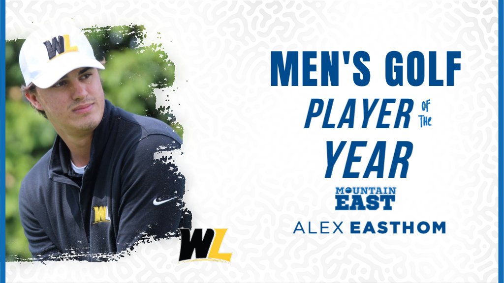 TheMountainEast's tweet photo. Following today's final round of the MEC Spring Classic, West Liberty's Alex Easthom was recognized as the conference's men's golf player of the year! https://t.co/kn43XpMVcs