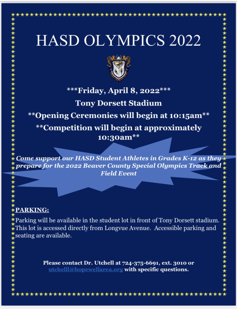 So excited to watch our HASD Athletes show off their talents again! Please consider joining us to cheer on our athletes for the second year of HASD Olympics! <a href="/HHSVikingAP/">Dr. Rob Kartychak</a> <a href="/tallprincipal/">@tallprincipal</a> <a href="/HMJHPrincipal/">Kat</a> <a href="/PrincipalKKane/">Korri Kane</a> <a href="/Kellee_Oliver/">Kellee Oliver</a>