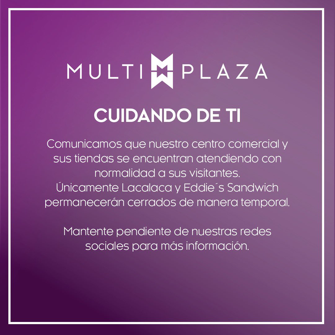 Multiplaza SV tweet media