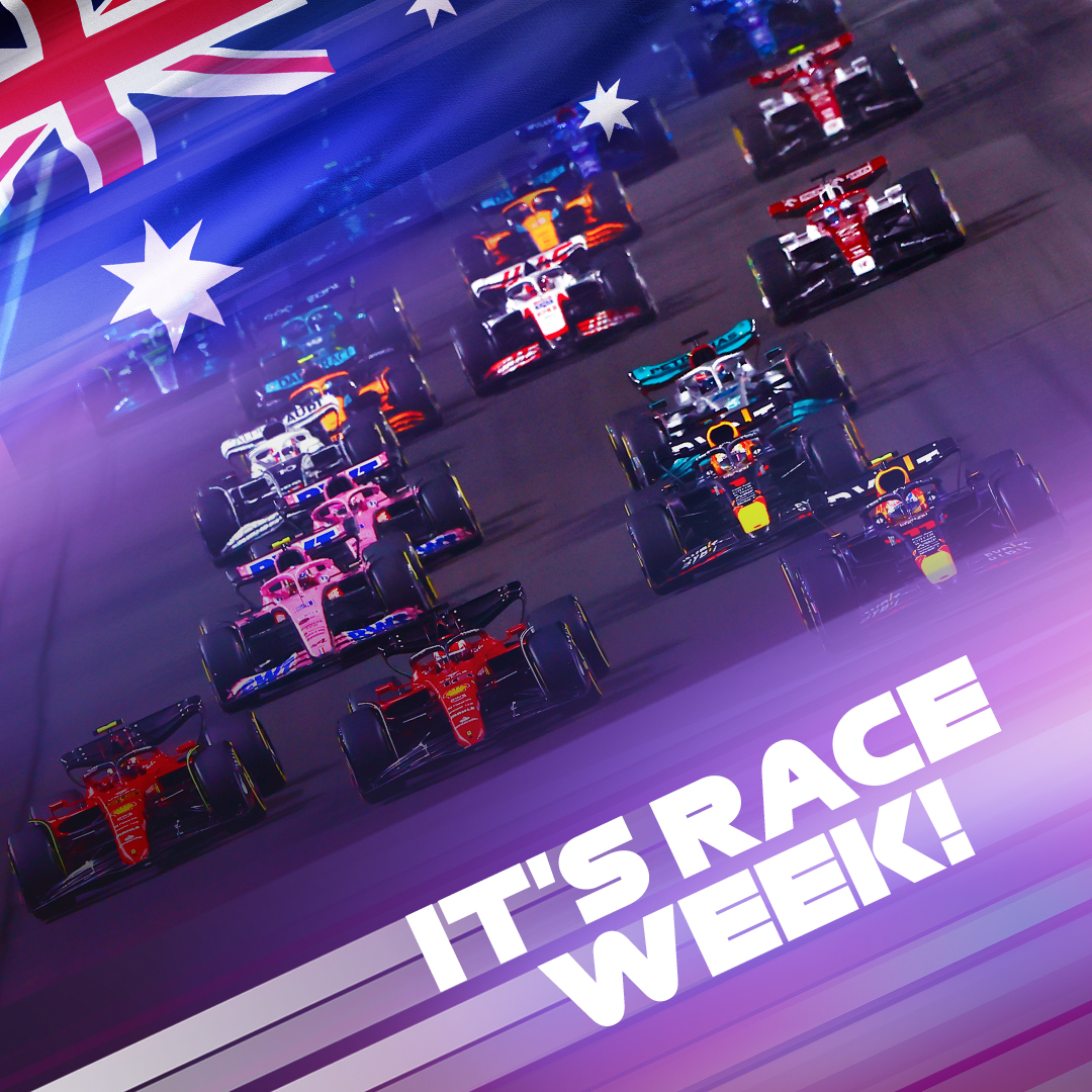 ausgrandprix's tweet photo. Happy Race Week! 🏎

The #F1 cars will hit the track on Friday 🇦🇺

#AusGP #F1 https://t.co/GBqyFfU44Y