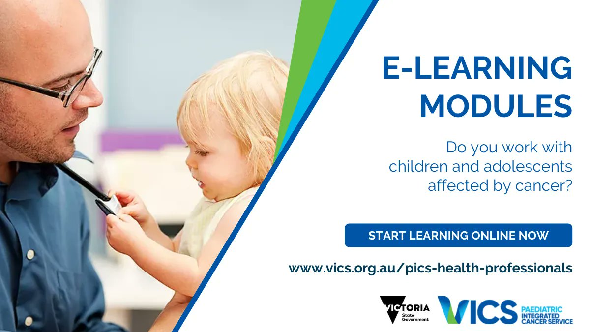 Victorian_PICS's tweet image. Together with staff from the @RCHMelbourne, @MonashChildrens and @PeterMacCC, we have developed a range of eLearning modules for the #PaediatricOncology community. Keep an eye out on Wednesdays as we spotlight each module. #PICS

buff.ly/3DkIwXr