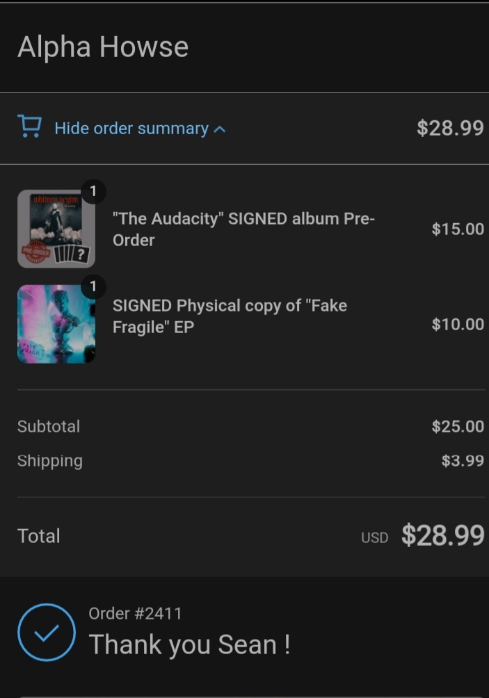 Zoinks_Sean's tweet photo. I got my pre-order put in today.
Hell Yeah,I cannot wait! The new album is definitely going to be π₯π₯π₯π₯!!!!
#AlphaHowse @WhitneyPeyton #TheAudacity https://t.co/65RFo9ycR6