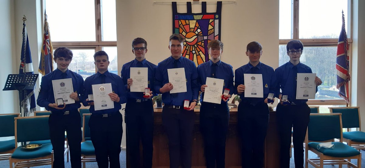 Congratulations were in order last Sunday to all those receiving their President's &amp; Queen's Badge Awards at the #1stmillport.
