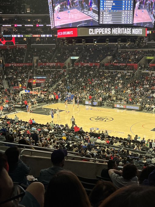 Thanks to my boy for the clippers tickets tonight. Took the deal closer @francescalexxx .Great comeback<a href="/tag/clippernation"class="tags"><span>#clippernation</span></a>