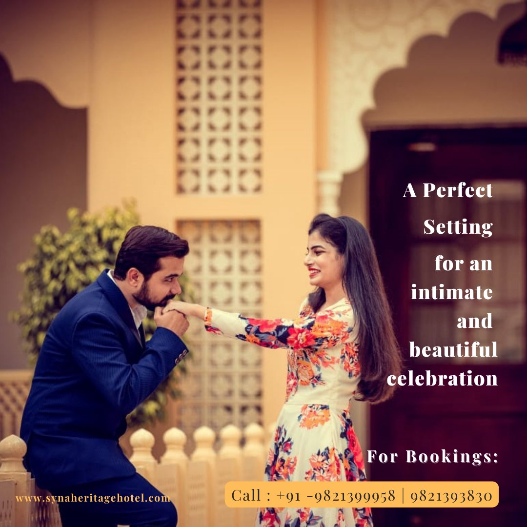 synaheritage's tweet photo. A Perfect Setting for an intimate and beautiful celebration.

For Bookings :
Call : +91 – 9821393830
Email : booking@synaheritagehotel.com

#PreWeddingPhotogrphy #WeddingVenue #Weddings #DestinationWedding https://t.co/WAC1RCVJtK