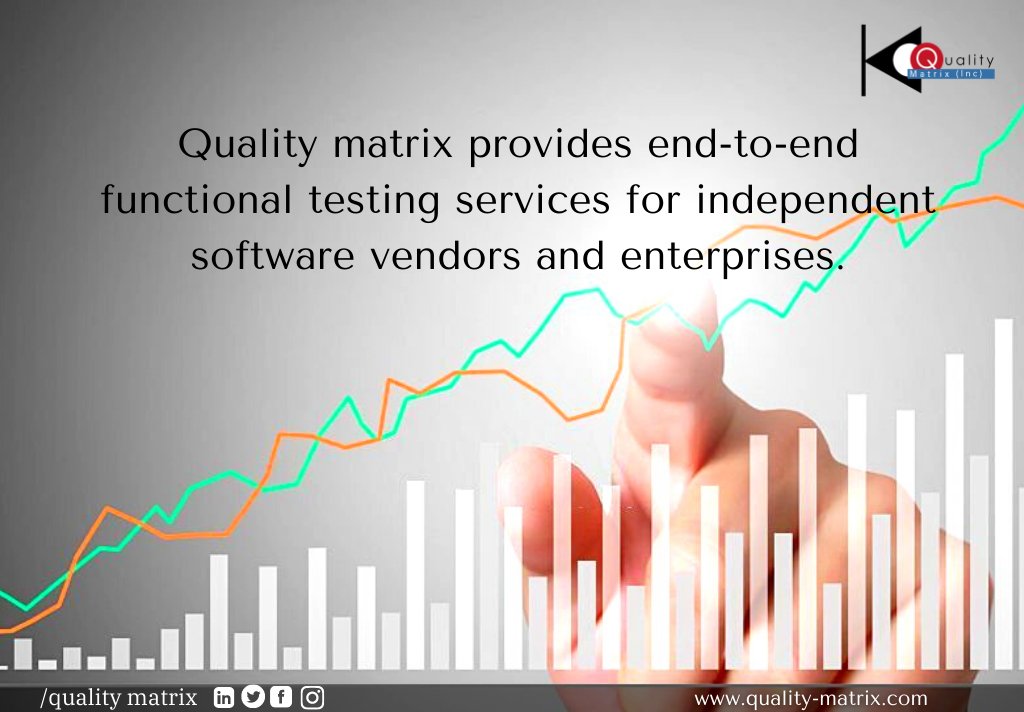 QualityMatrix's tweet photo. Quality Matrix India
we provide all #Testing services for independent
#software vendors and #enterprises.
For More Details:https://t.co/jZZbHBg1yQ
#qualitymatrixservices #softwareservices #fuctiontestingservice #functionaltesting
#nonfunctionaltesting #functionaltestingtypes https://t.co/ttDkH6rUm5