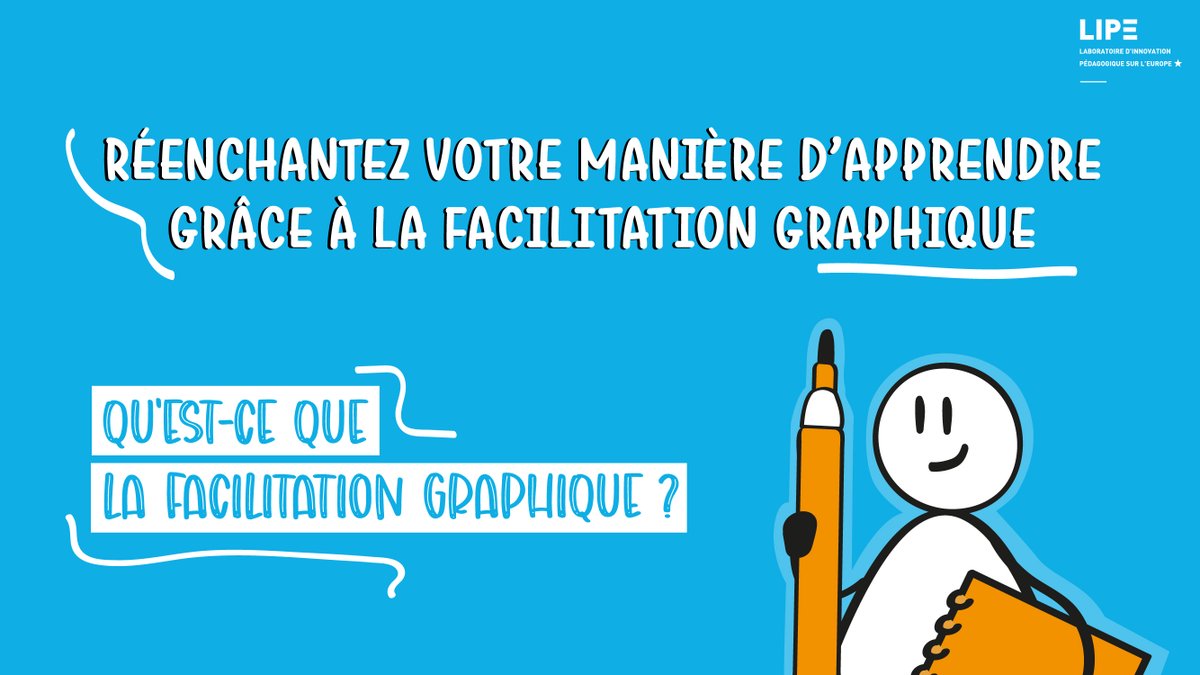 LipeEurope's tweet photo. ❓ Qu'est-ce que la facilitation graphique ? Quelles sont les différentes pratiques ? Pourquoi utiliser la facilitation graphique en cours ? 

👉 Enseignez les clés de la facilitation graphique à vos élèves et vos étudiants : https://t.co/9Gsewqkmgd https://t.co/Yb6JyNiqZx