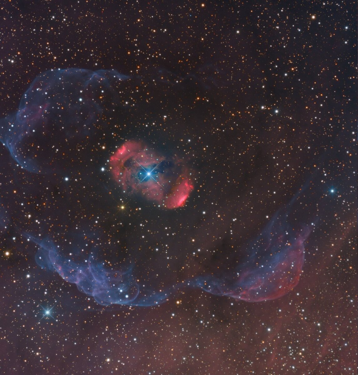 astrogid's tweet photo. Гaлo тумaннocти NGC 6164 https://t.co/EtebcpDQMV