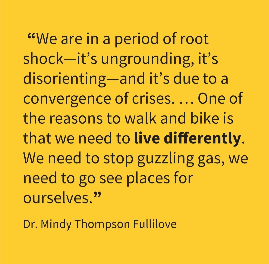ofuturecities's tweet photo. The takeaway message from the @WalkBikePlaces conference 2021 was that greater access to walking and bicycling will create healthier cities for the individual and collective.
Read more at: https://t.co/ZGy60I4KeG
#walkbikeplaces #streets #cycling #transport #healing #cities https://t.co/QoTRI6VmjQ