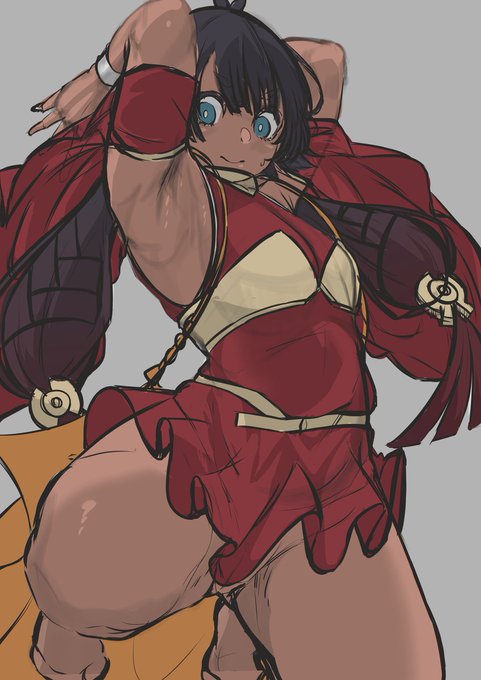 ネフティスの脇見せてくる子 