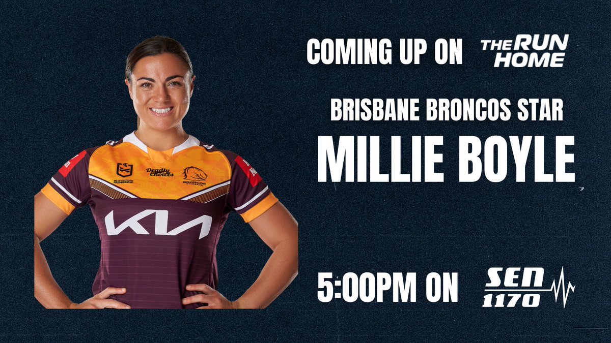 JoelFletchSEN's tweet photo. LIVE | @brisbanebroncos and @sasaustralia star @MillieBoyle8

📻@1170sen, @SENGoldCoast &amp; @SENQLD 
💻https://t.co/D6rBlRf2zh…
📱https://t.co/mFzkzeJGWv

#JoelFletchSEN https://t.co/RhP2GRTx4Z