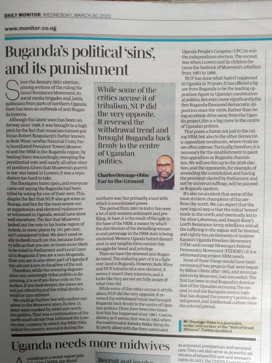 MathiasMpuuga's tweet photo. Well articulated! Thank you @cobbo3 for this masterpiece. It's a must read. https://t.co/AilMVwDTTQ