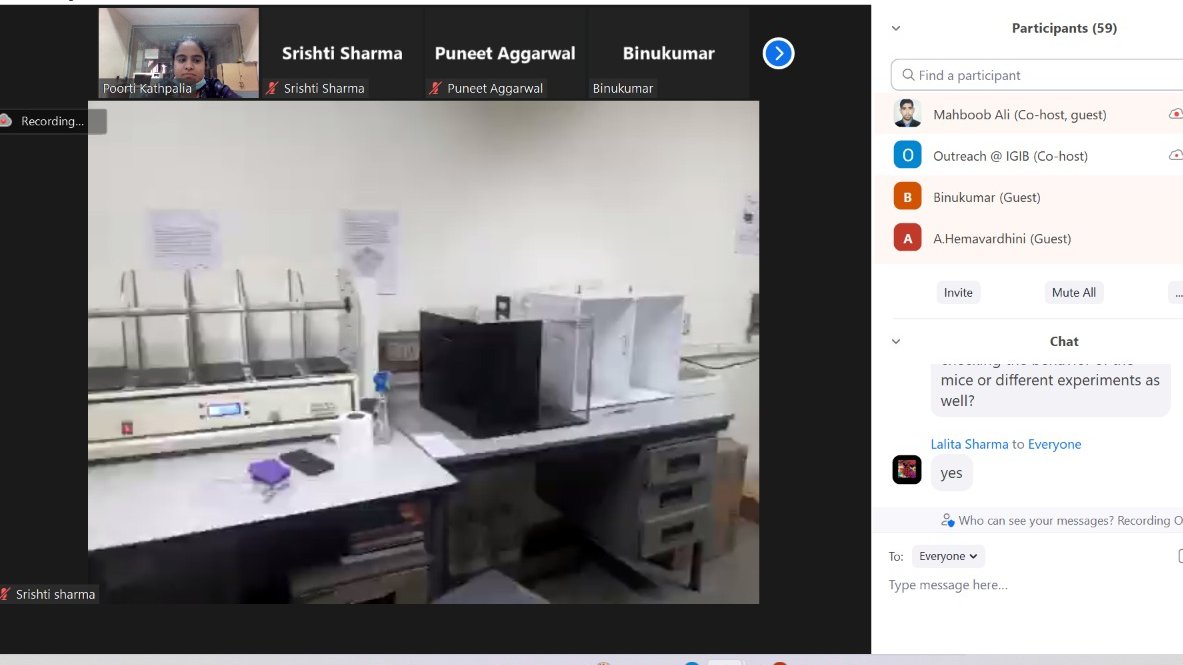 IGIBSocial's tweet photo. Some glimpses from our virtual open day at @CSIR_IND #IGIB Mall Road campus. We talked about #mazes and #mice to study neurodegenerative diseases along with a fun hands-on activity, #DNAIsolation from home. #LabAtHome
@CsirJigyasa https://t.co/CdZ0u9ccdI
