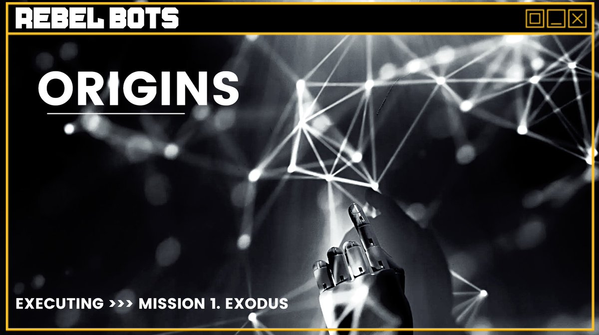 REBEL_BOTS's tweet photo. Our journey🚀to Xoilium is well progressed Rebels and we can feel the energy coursing through our circuits⚡️ getting STRONGER!

However before we land🪐we want to tell you all the 📖Origin story of the Rebel Bots and how we came to be...

Mission 1. Exodus story deploying 👀 https://t.co/ryG3eXPyCp