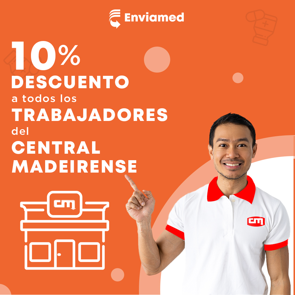 enviamedvzla's tweet photo. Si eres Empleado del Central Madeirense @cmadeirense, tenemos una gran noticia para ti!
Puedes disfrutar de un 10% descuento en todas las compras que realices en cualquiera de nuestras farmacias.
#enviamed #convenios #aliados #centralmadeirense https://t.co/wL9SygpR9S