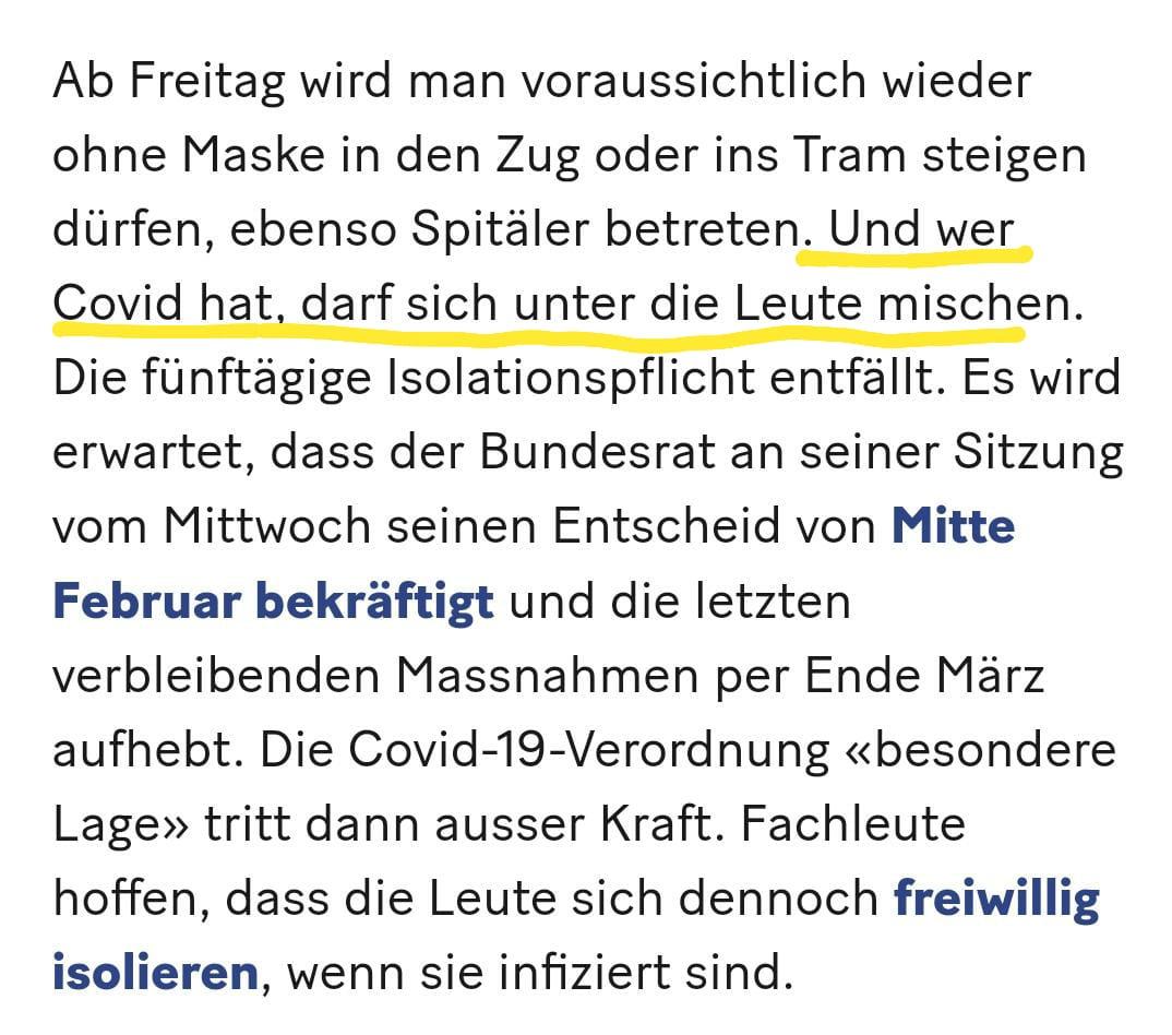 Schweiz 🇨🇭 heute so ... 🤔. Risikopatienten? Gibt es wohl nicht mehr. Rücksicht auf die ältere Generation? Nicht mehr nötig. 😲
#schweiz #COVID19 #Corona #20min