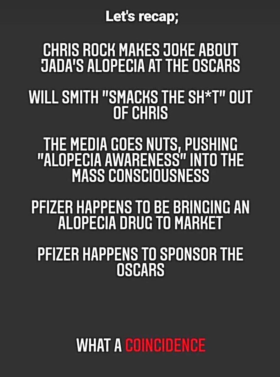 SahilGoyalAdv's tweet photo. When the mankind is so much derailed that they can't find the reason of staged events, the collapse of civilization is not far. Your subconscious analyses the event atleast 100 times more but you need to pay attention to your instincts.
#Oscars #kabalah #Psyclovid #Oscars2022 https://t.co/Ma3VPr1JF8