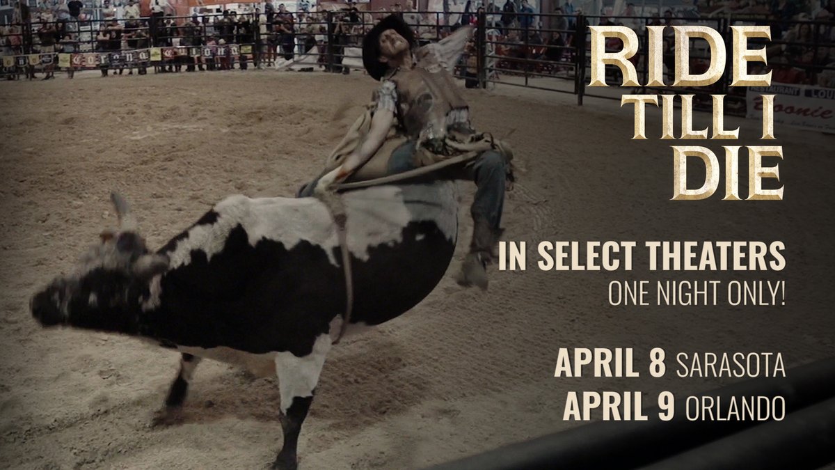 In Florida, watch RIDE TILL I DIE on the big screen with members of the cast &amp; crew! Exact showtimes &amp; ticket info to come!
APRIL 8 - SARASOTA - Burns Court Cinema
APRIL 9 - ORLANDO - CMX Plaza Cinema Cafe 12
Pre-order the film on demand before April 8:
itunes.apple.com/ca/movie/ride-…