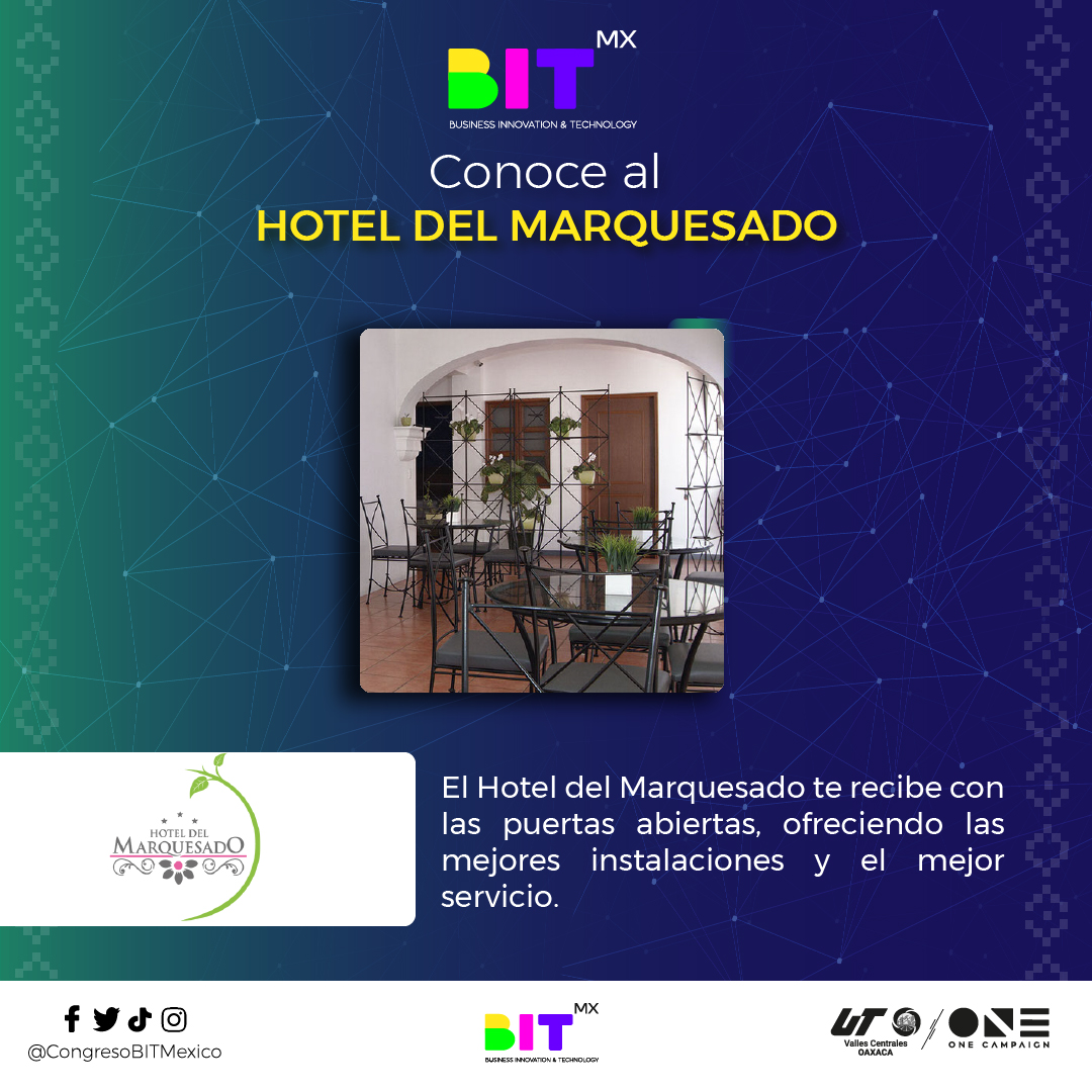 CongresoBITMX's tweet photo. Hotel Del Marquesado, se encuentra situado en uno de los barrios más antiguos y representativos de la Verde Antequera de Oaxaca. 🙌

@utvco @OneCampaignMx 

#CongresoBITMX #ImpulsaTuRealidad #BITAliado #Oaxaca https://t.co/eAOpA3i5gi