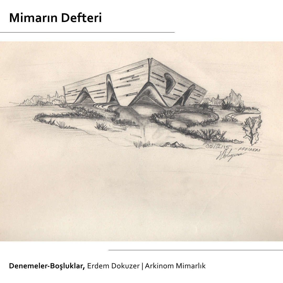 yapidergisi's tweet photo. MİMARIN DEFTERİ | Erdem Dokuzer - Arkinom Mimarlık

1. Denemeler-Boşluklar
2. Denemeler-High Tech
3. Denemeler-Bütünleşmek
4. Denemeler-Çizgiler https://t.co/uuk01gtKt2