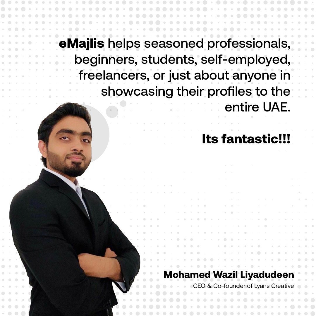 eMajlisAD's tweet photo. Wazil has used eMajlis to expand his network and to acquaint himself with like-minded people.
Reviews like this remind us why we do what we do!
Download eMajlis and start connecting
#professionalnetworking #eMajlis #careergrowth #networking #ourcustomers #customerreviews https://t.co/jBH63i22m3