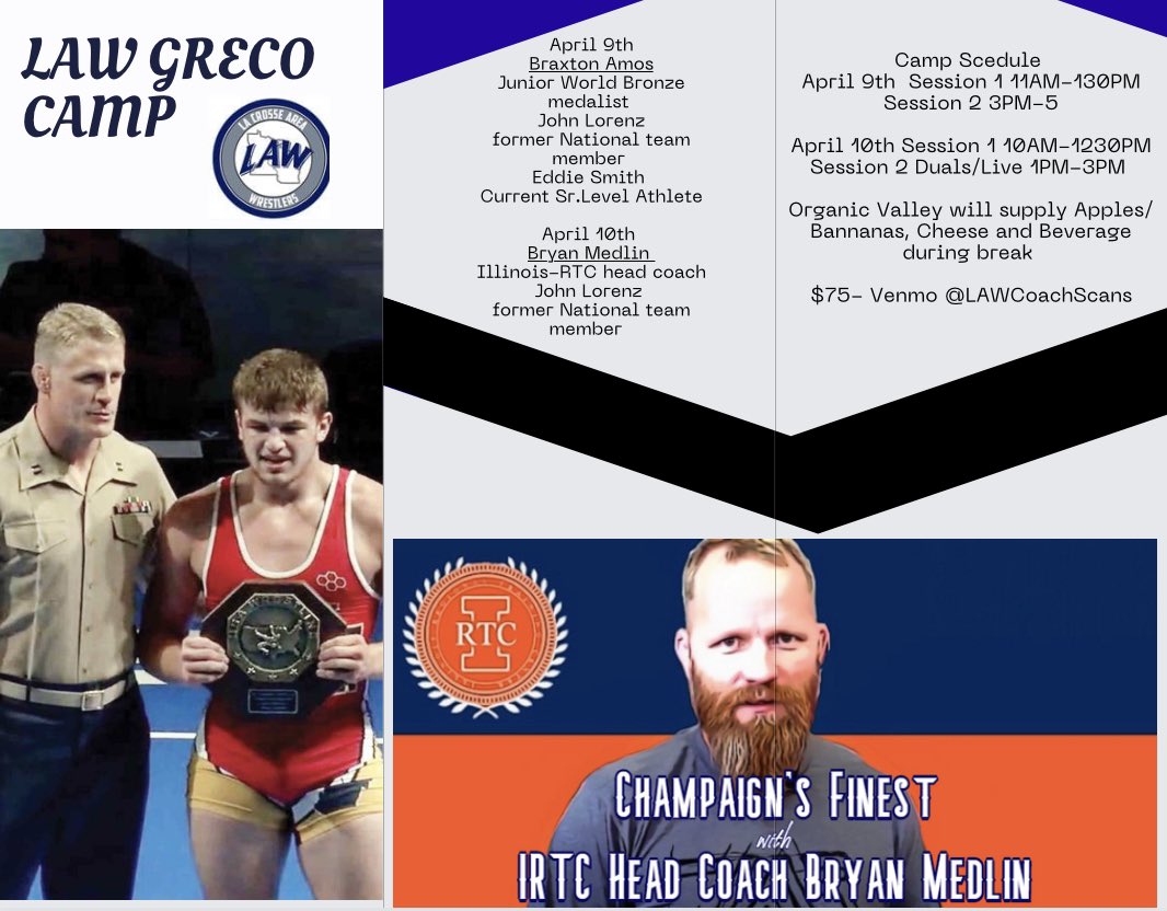 Let’s go!! <a href="/thebraxtonamos/">Braxton Amos</a> <a href="/Guerrilla_WC/">Guerrilla WC</a> <a href="/WIWrestlingFed/">Wisconsin Wrestling Federation</a> <a href="/IAwrestle/">IAwrestle</a> <a href="/mnguillotine/">The Guillotine</a> @DavidMa11973895 <a href="/GoGreco/">Team USA - Go Greco</a> <a href="/GrecoUnited/">Greco United</a>