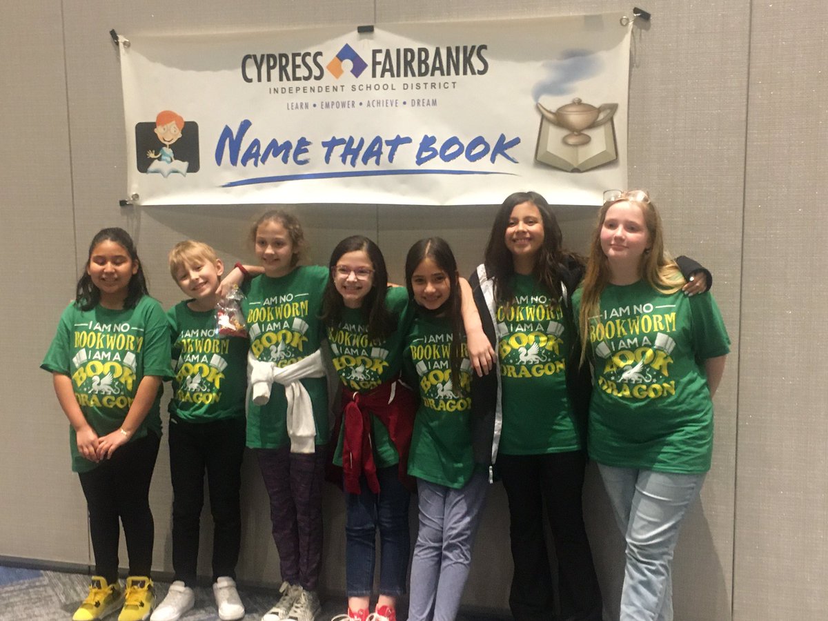 Proud of our amazing 4th grade Name that Book team representing Bang at the Berry Center today! We appreciate their dedication to reading, positive attitude, and hard work. They are motivated to come back next year to compete! <a href="/BangElementary/">Bang Elementary</a> #bangbearsread