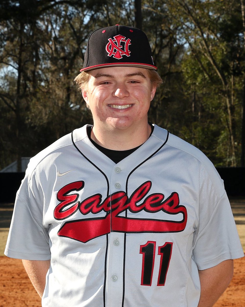 NFC_Baseball's tweet photo. Eagles (7-3) win 5-4 in extra innings at Wakulla(8-4).  @JeddJones24 3-4, 3B,2 RBIs. @josh_schuchts 2-4, 2B. @TraylonRay6 2-4, 2B. @NoahMiller_21 2-5, 2B 2 RBIs.  @Aidenb1510 5.1 IP 5H 2 ER 7 Ks.  @TNarkinsky 2 IP, 2 H 3 Ks. https://t.co/c1JOkI4Zpg