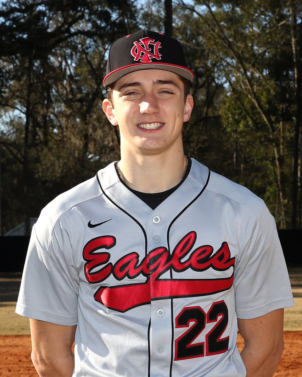 NFC_Baseball's tweet photo. Eagles (7-3) win 5-4 in extra innings at Wakulla(8-4).  @JeddJones24 3-4, 3B,2 RBIs. @josh_schuchts 2-4, 2B. @TraylonRay6 2-4, 2B. @NoahMiller_21 2-5, 2B 2 RBIs.  @Aidenb1510 5.1 IP 5H 2 ER 7 Ks.  @TNarkinsky 2 IP, 2 H 3 Ks. https://t.co/c1JOkI4Zpg