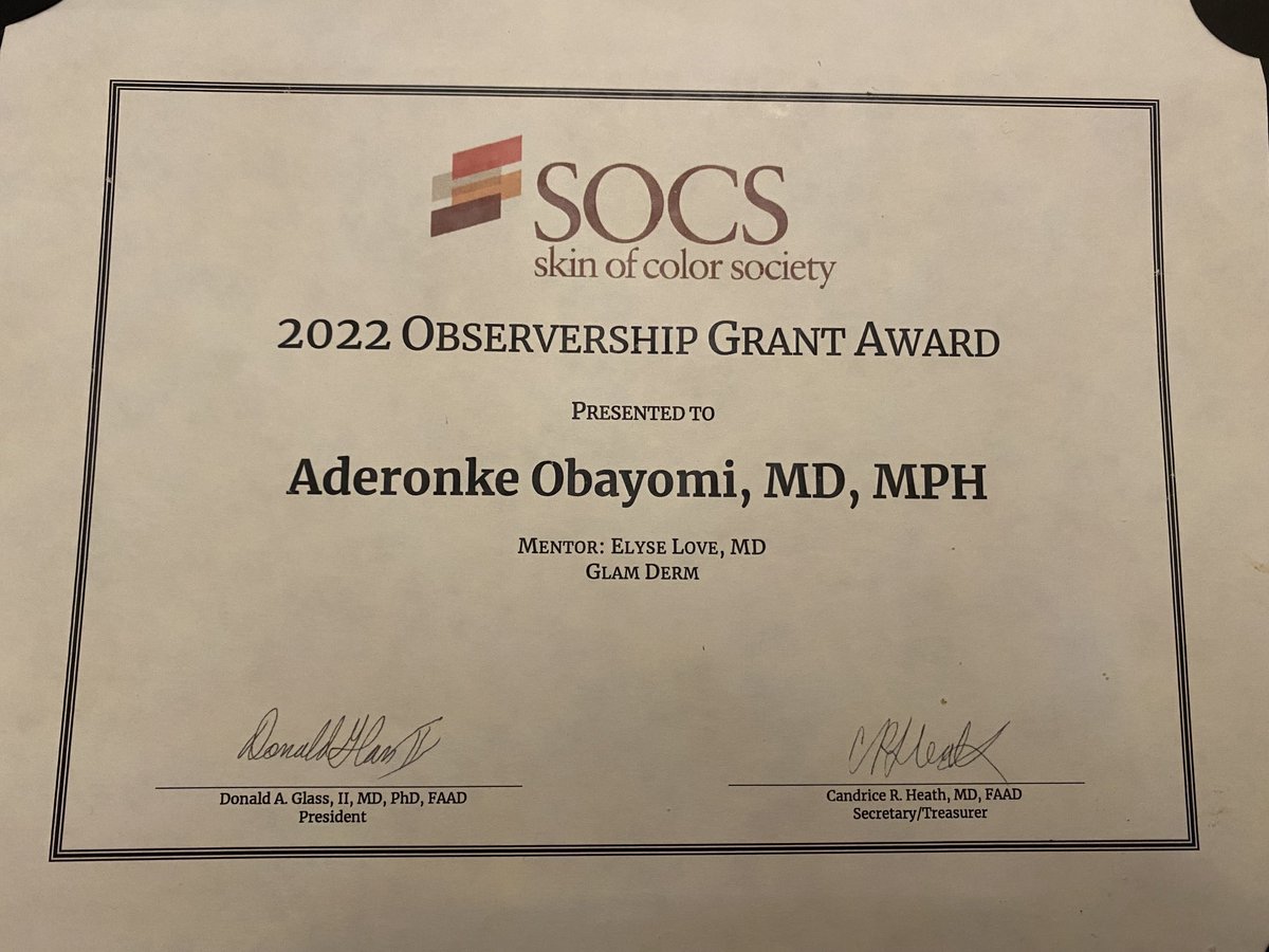 Aderonke Obayomi, MD, MPH tweet media