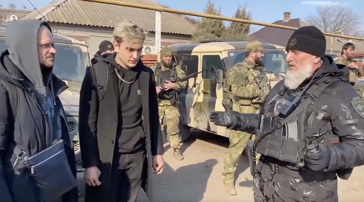 Kadyrov's troops are very tough. How do we know it? Just watch endless videos they are posting "from the frontline". We see strong, heavily armed and equipped bearded men. What do they do on these videos? Mostly interviewing civilians about and forcing them to shout "Ahmat Sila!"