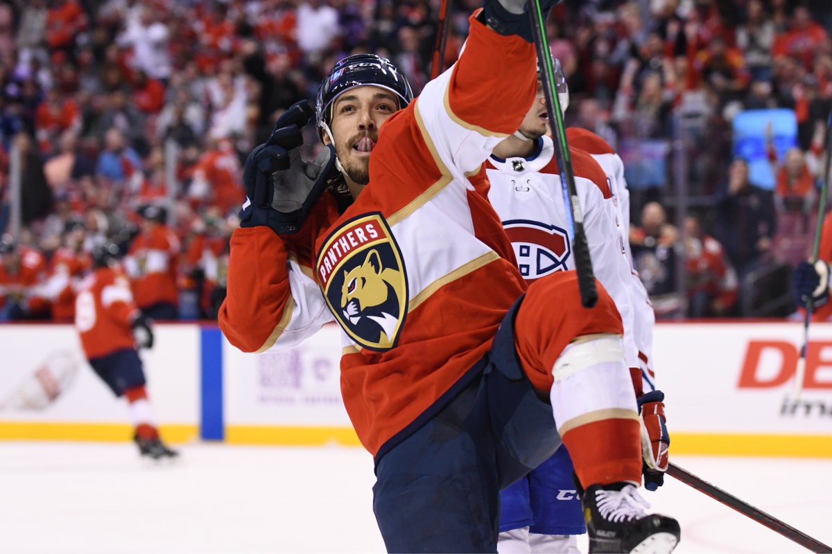 NHL's tweet image. Ryan Lomberg is a big mood 😋