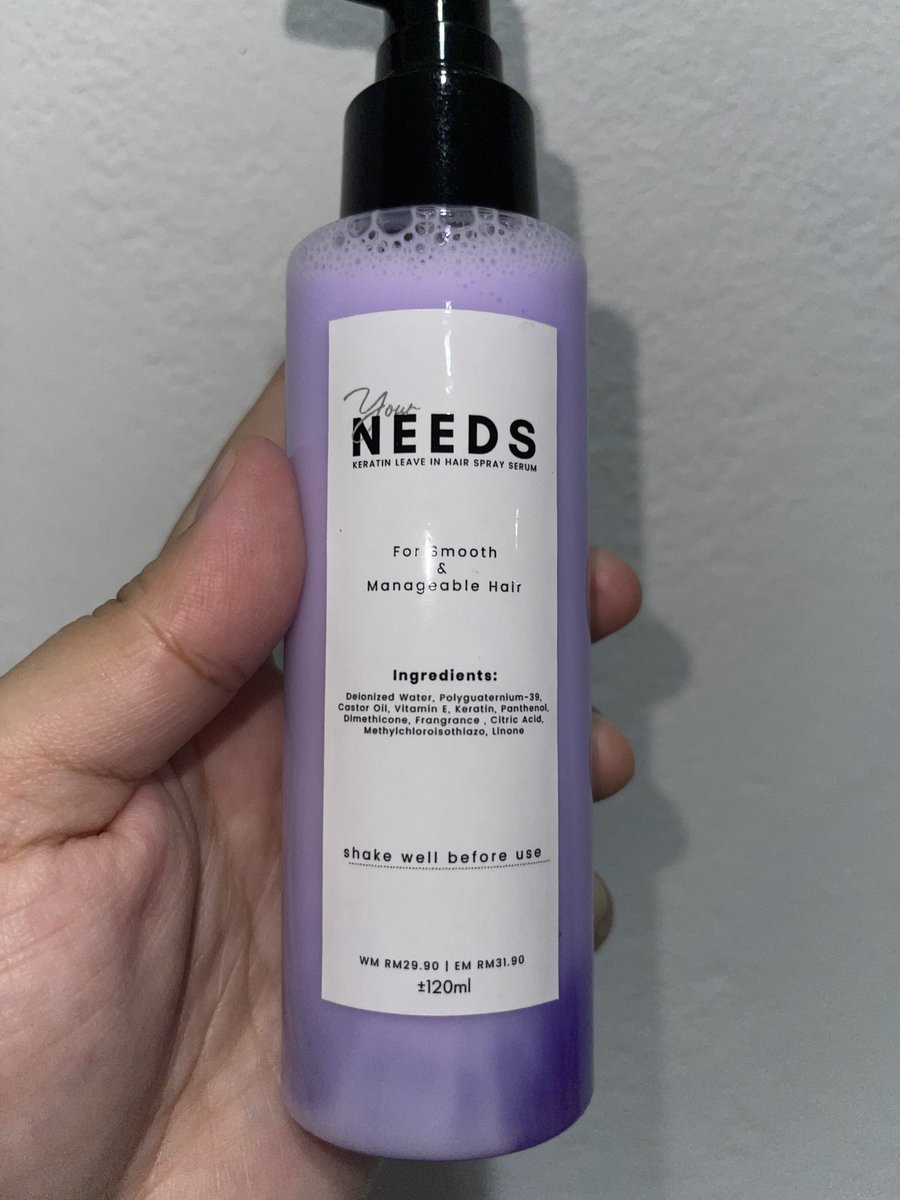 AliatulAqila's tweet photo. Imagine bangun tidur rambut cantik macam iklan syampoo 😱 I know dah rahsia rambut orang cantik and terurus. Tak perlu spend mahal mahal untuk buat treatment 

💯 recommended kalau korang jenis bila sikat rambut tersekat di skala 10. Lelaki pun sesuai guna! https://t.co/4JBH190Kqu