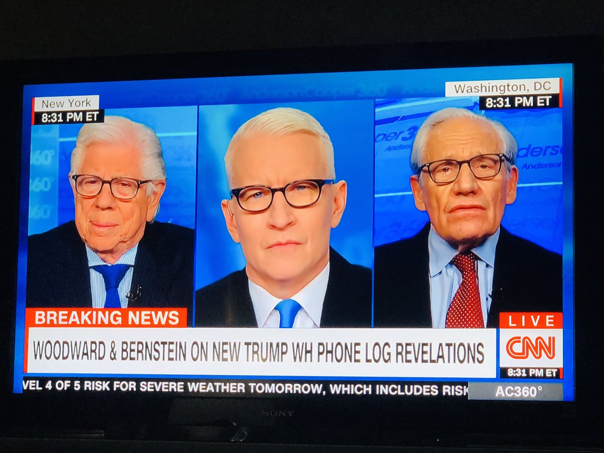 RoosterHenStore's tweet image. Dress for the job you want #andersonsaspirations #glassesAndSilverFoxes @andersoncooper @realBobWoodward @cnnbrk
