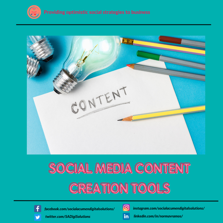 SADigiSolutions's tweet photo. Start using some of the best social media tools in creating content 
to help your brand look professional and promote your business on social media.🖥️  🙂

#socialacumensmm
#socialmediatipsforbusiness
#socialmediaservices
#marketingtipsforbusiness https://t.co/Q0KEAp5p3K