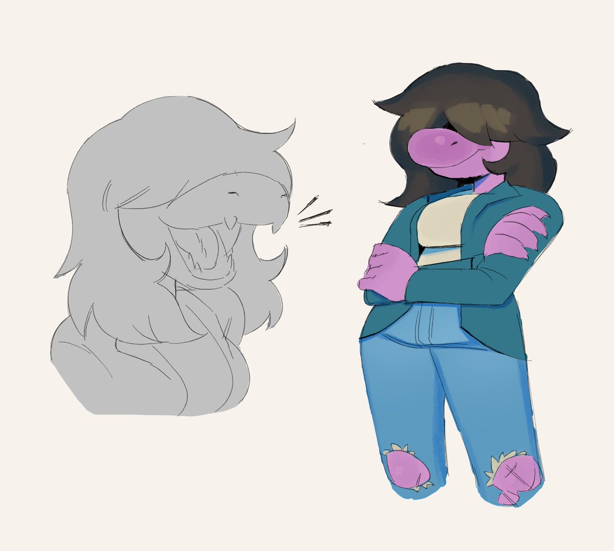i need to draw her more,,,