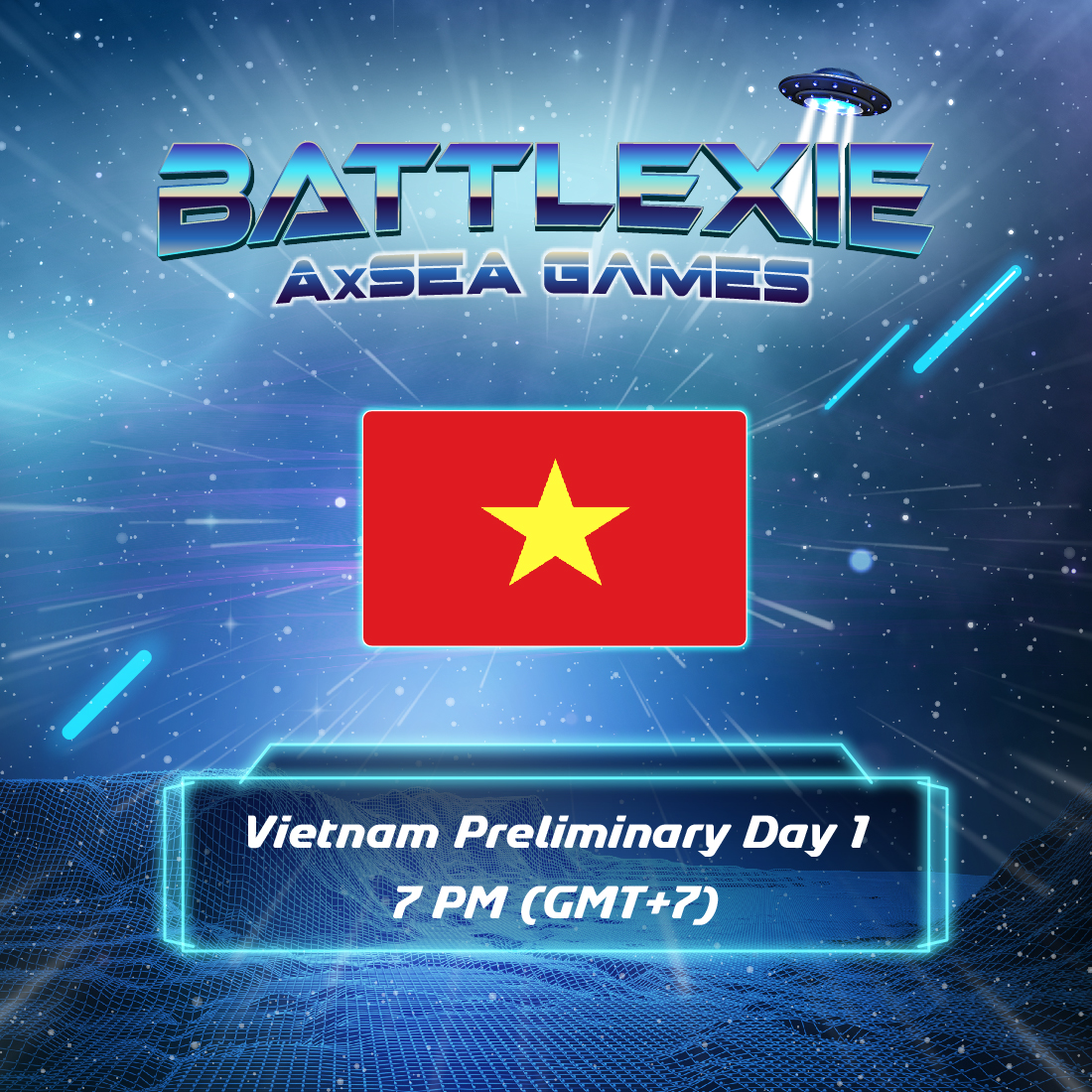 Battlexie: AxSea Games - Vietnam Preliminary Day 1 has arrived! 🙌

Good luck trainers! 🎊

#BattlexieAxSeaGames